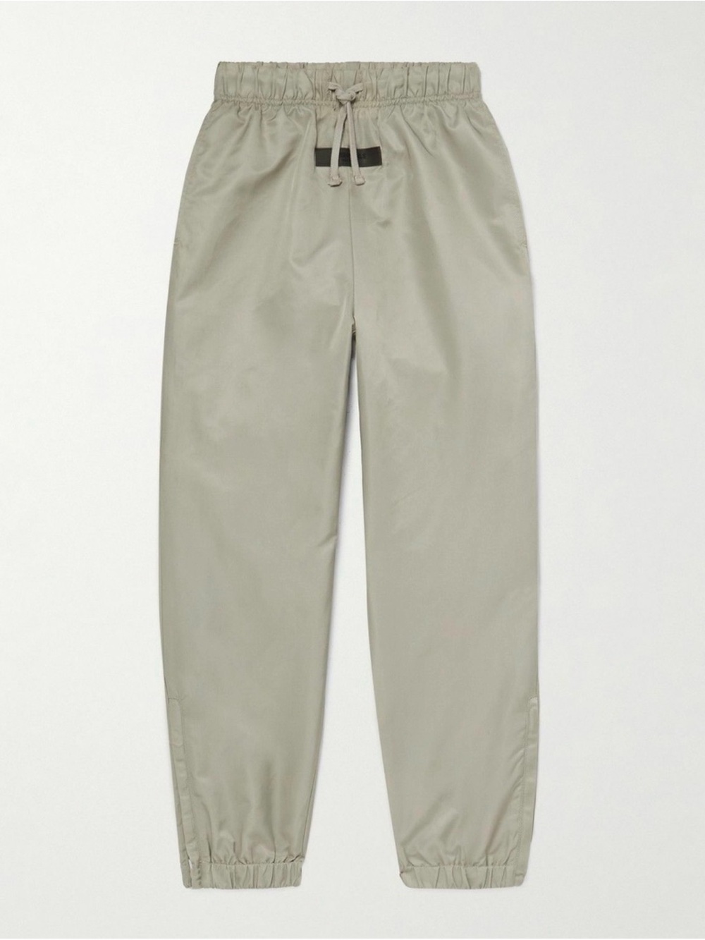Fear of God Essentials Kids 4/5 - Tapered Logo - Appliquéd Taslan Nylon - Smoke